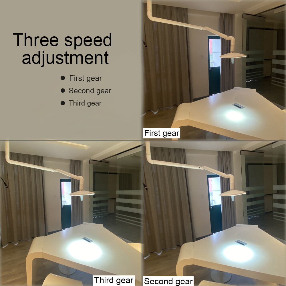 36W Ceiling Dental Shadowless Operation Lamp Surgery Exam Light + Touch Switch