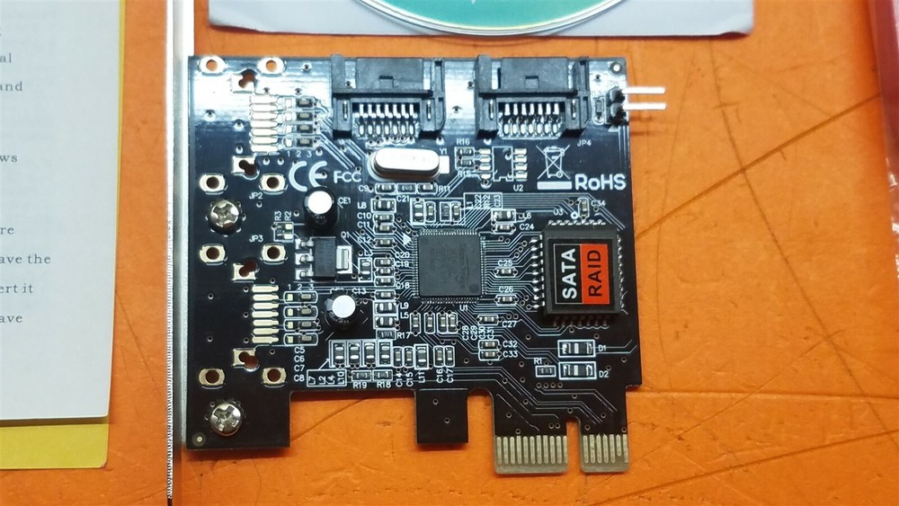 ⭐️⭐️⭐️⭐️⭐️ 2 Channels PCI-E Serial ATA II Host Raid Controller Card SY-PEX40015