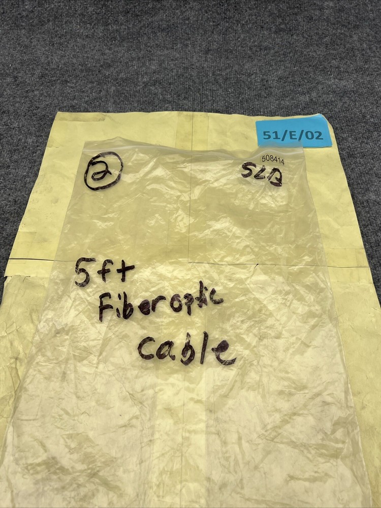 Fiberoptic Systems Inc 60" Fiber Optic Illuminator Cable with Ring Used