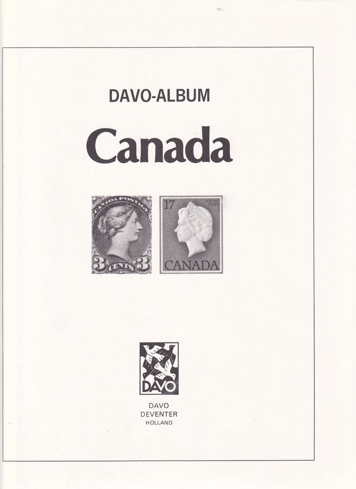 CANADA DAVO II HINGELESS ALBUM & SLIPCASE 1981-1999 111 +7 PAGES (LIST BELOW)