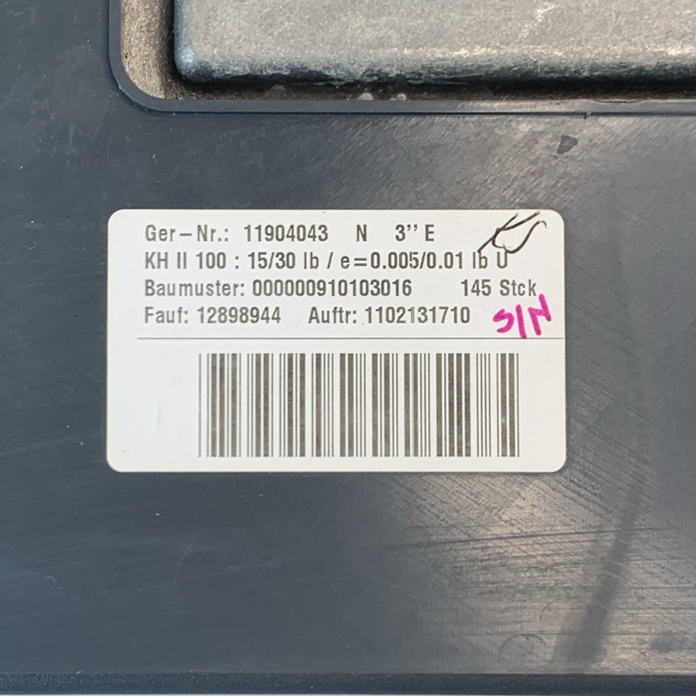 Bizerba KH II 100 Replacement External Remote Scale (load receptor) with Cable