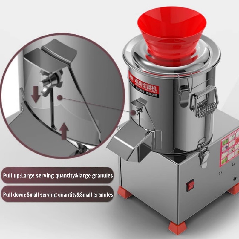 220V/110V Kitchen Electric Vegetable Chopper Cutting Machine Meat Food Processor
