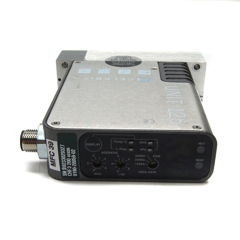 Celerity Unit IFC-125C Mass Flow Controller MFC CHF3/200cc D-Net Digital C-Seal