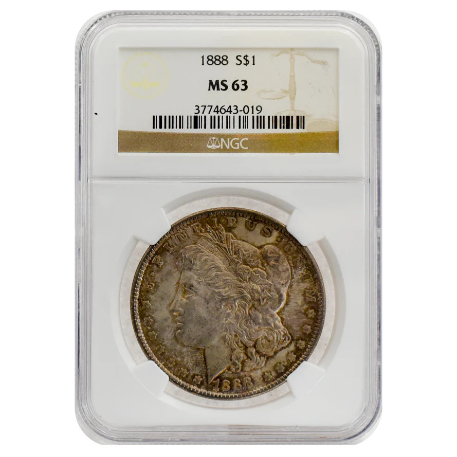 1888 Morgan Dollar MS63 NGC