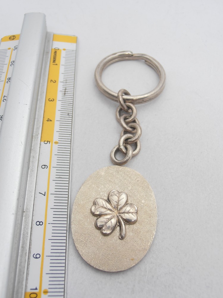 Lucky Clover: 925 Silver Keychain - Brise - Fortune -