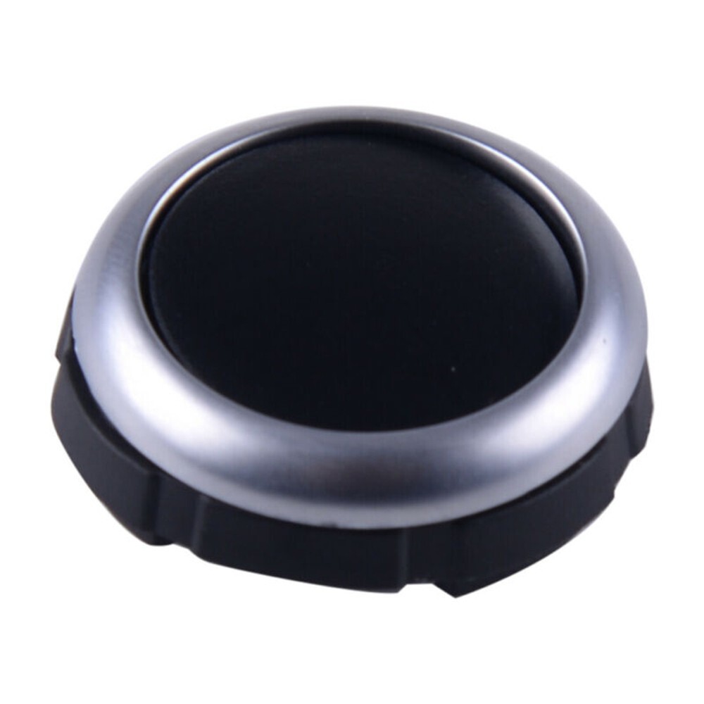 For-5 6 7 X5 X6 AC Climate Control Knobs Rotary Buttons Black+Silver