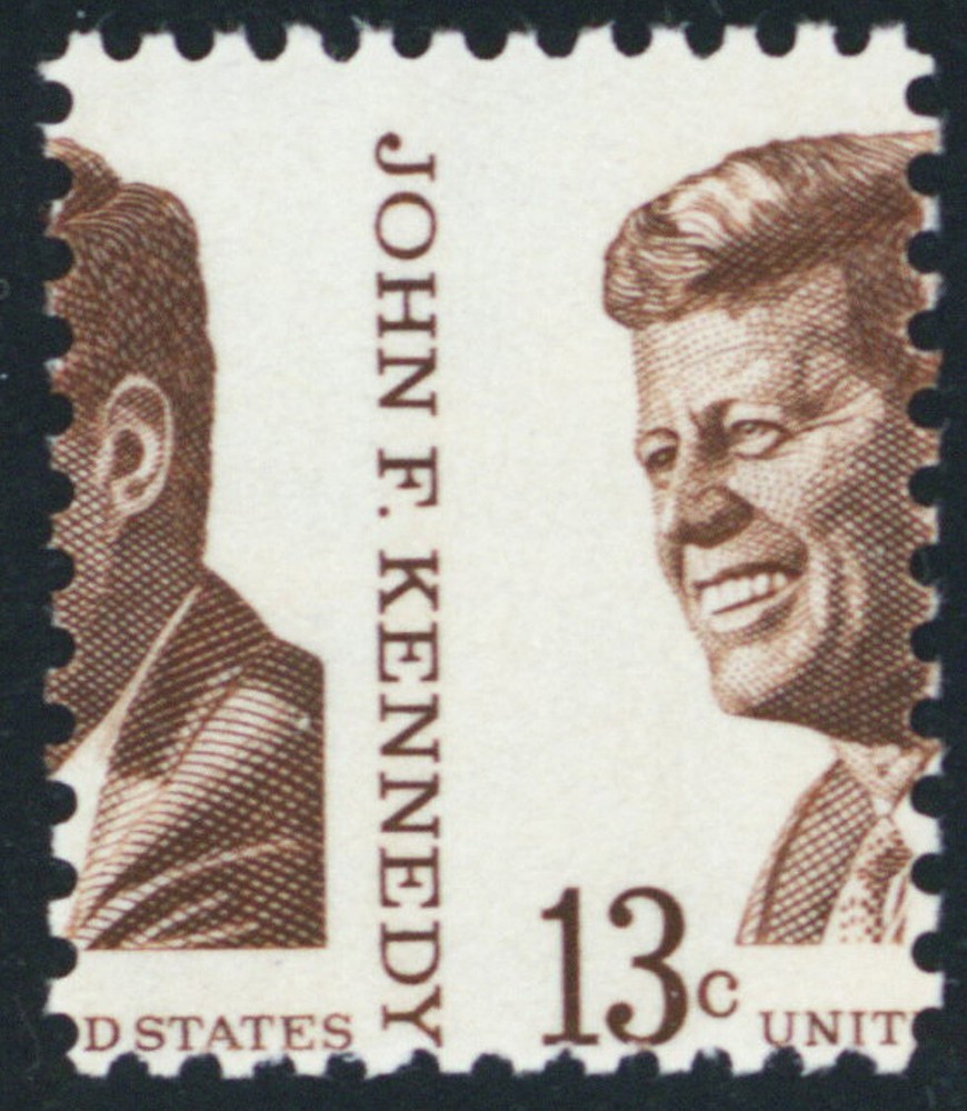1287, Mint NH 13¢ JFK - Large Misperf Error * Stuart Katz
