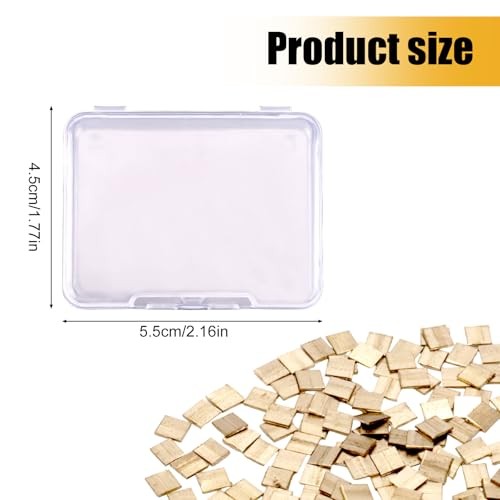 3 Gram Silver Solder for Jewelry Making, 1.5x1.5mm Low Temp Precut Silver