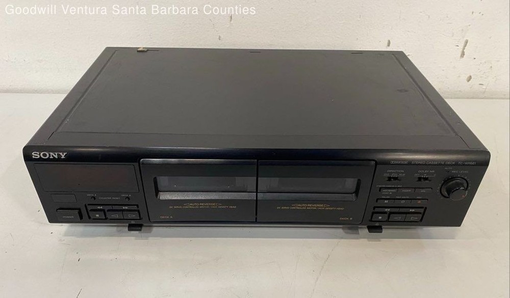 Sony Stereo Cassette Deck Model: TC-WR661 - Read