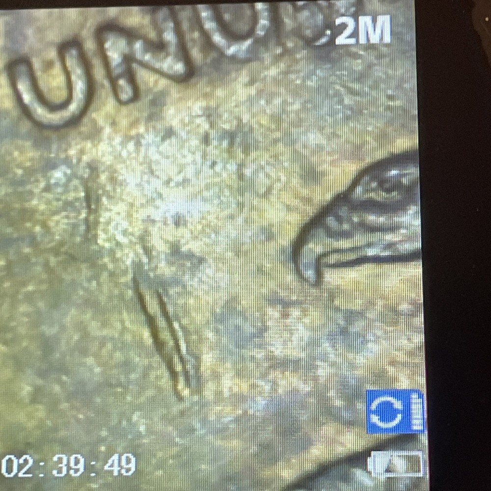 2000 p & d sacagawea dollar, Die Cracks And Chips +