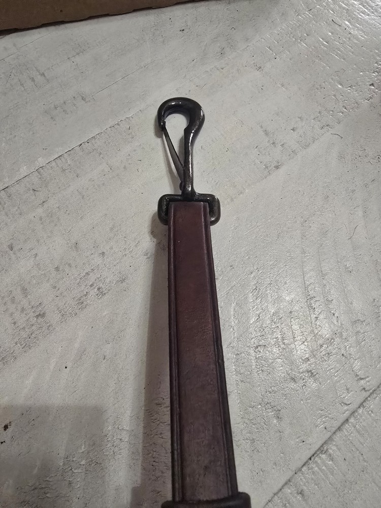 US Cavalry M1917 Leather Canteen Strap. Very Nice.