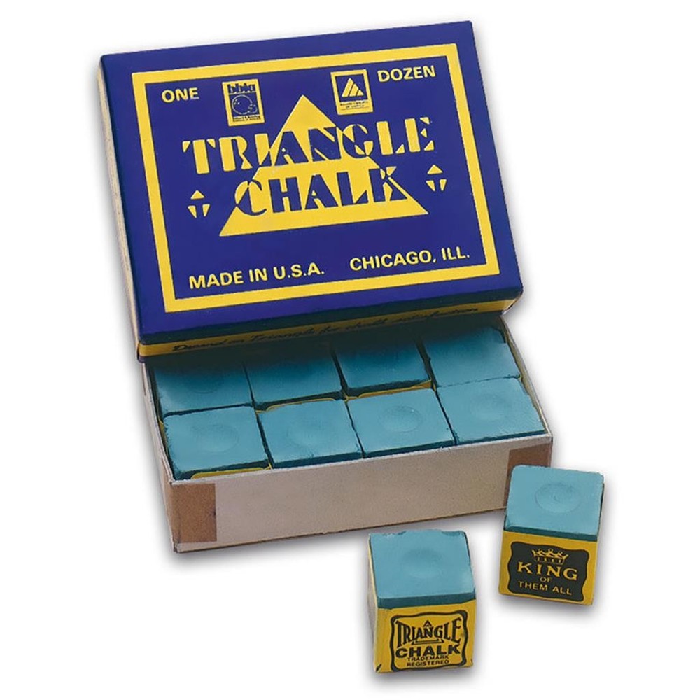 Triangle Chalk 12 Piece Snooker Chalk Green
