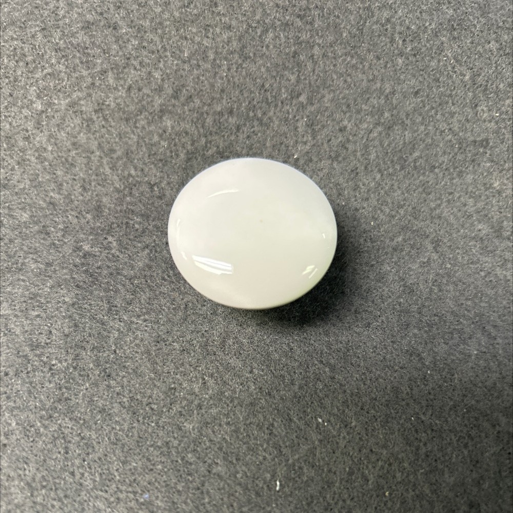 (5 Pack) 1-1/4 inch Round Ceramic Knob White