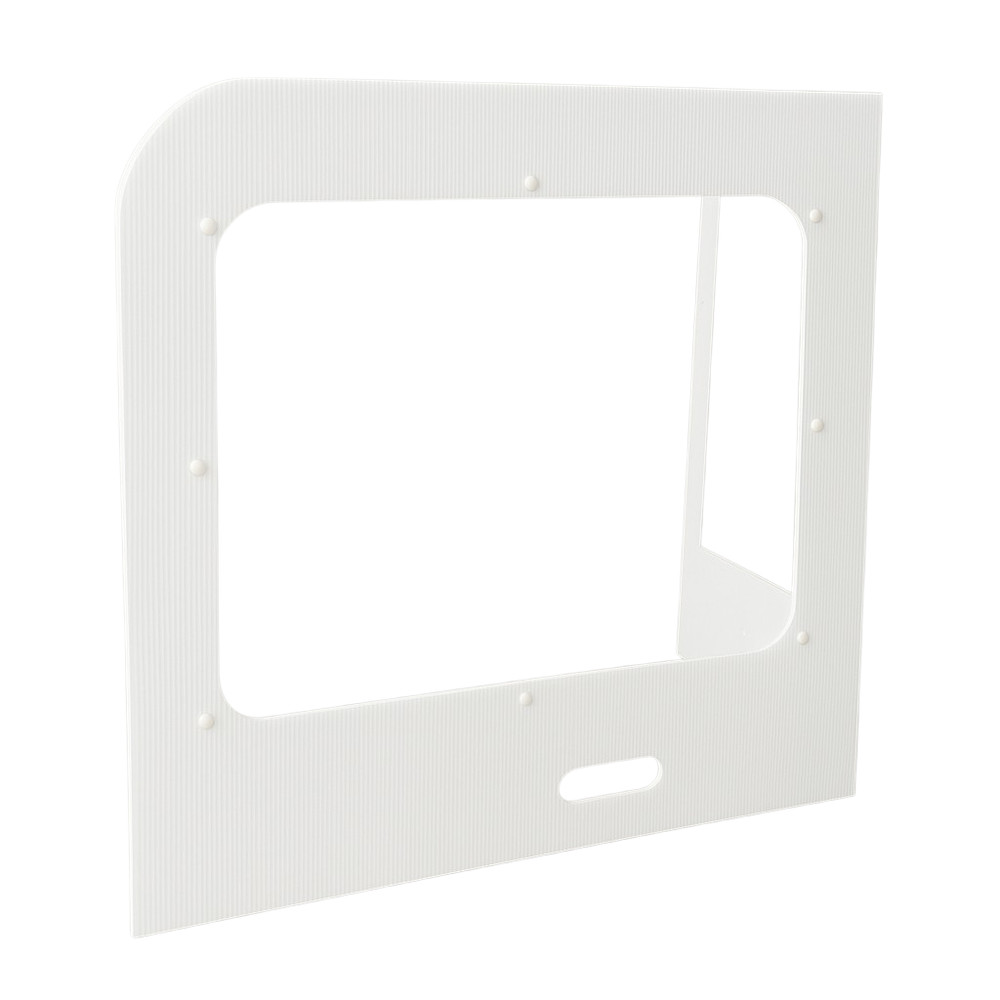 FlexView Shield 2 Pack Durable Easy Carry Plastic Desk Dividers