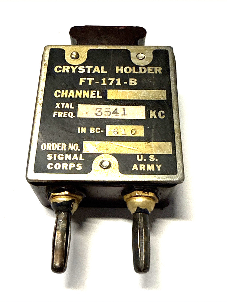 PARASET replica  transceiver ORIGINAL 3.541 MHz crystal holder  FT-171-B
