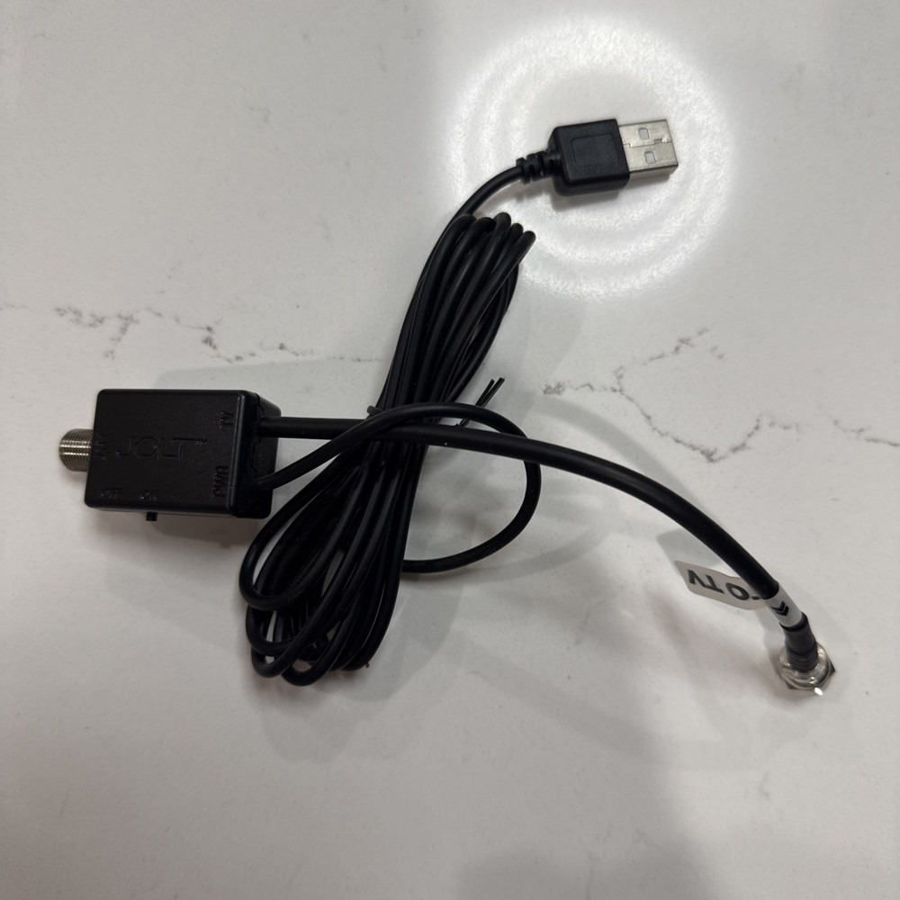 Jolt Switch TV Antenna USB In-Line Amplifier with 6ft Cables