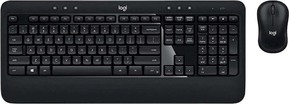 LOGITECH ADVANCED WIRELESS COMBO KEYBOARD AND MOUSE Spill-resistant Keyboard