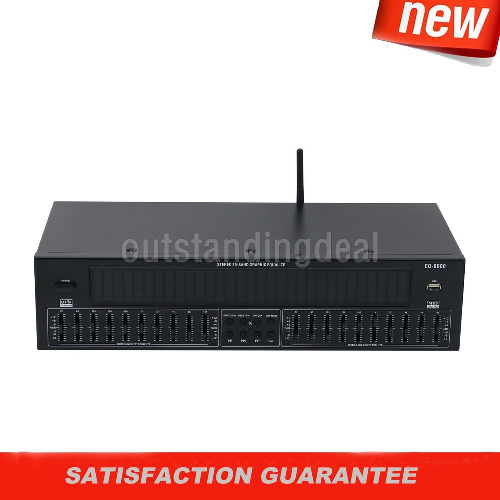 EQ8000 Green LED EQ Equalizer Bluetooth5.4 Digital Audio Decoder Processor os67