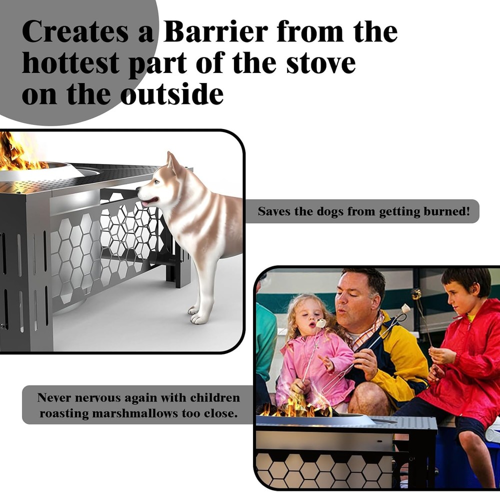 Fire Pit Surround Table for Solo Stove Mesa