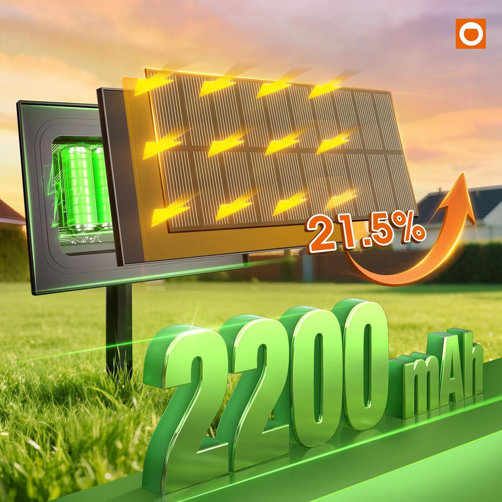 54FT Solar String Lights with USB & Remote - Waterproof Dimmable LED Bulbs