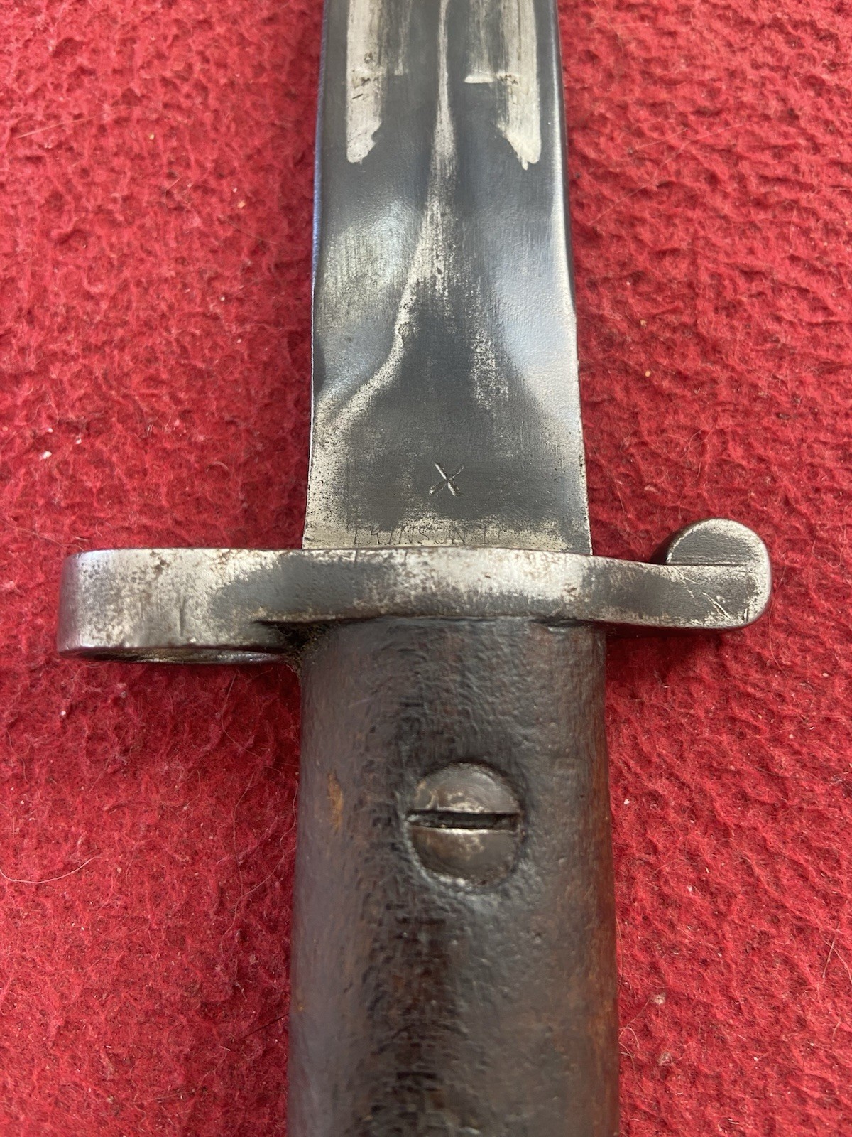 Rare Wilkinson English Pattern 1903 Bayonet Knife W/ Leather Scabbard Nice!