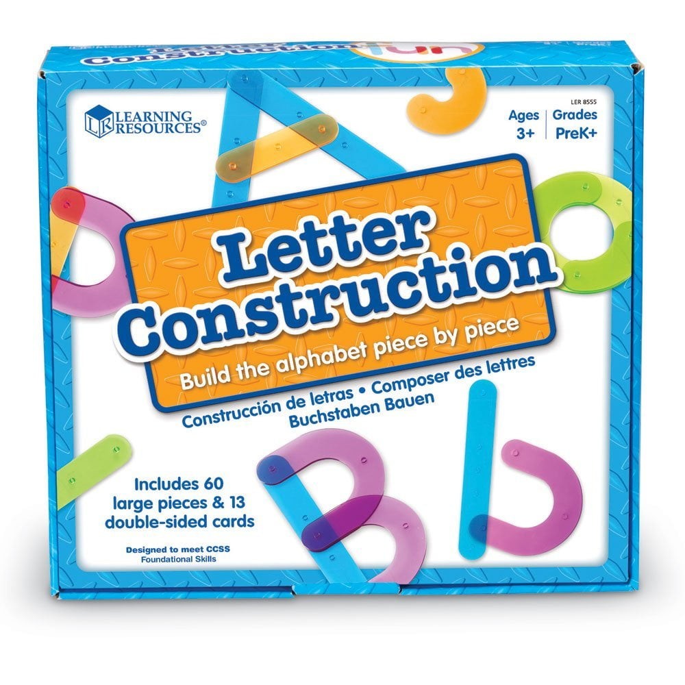 Learning Resources Letter Construction Activity Set, Educational Toys, Ages 3+