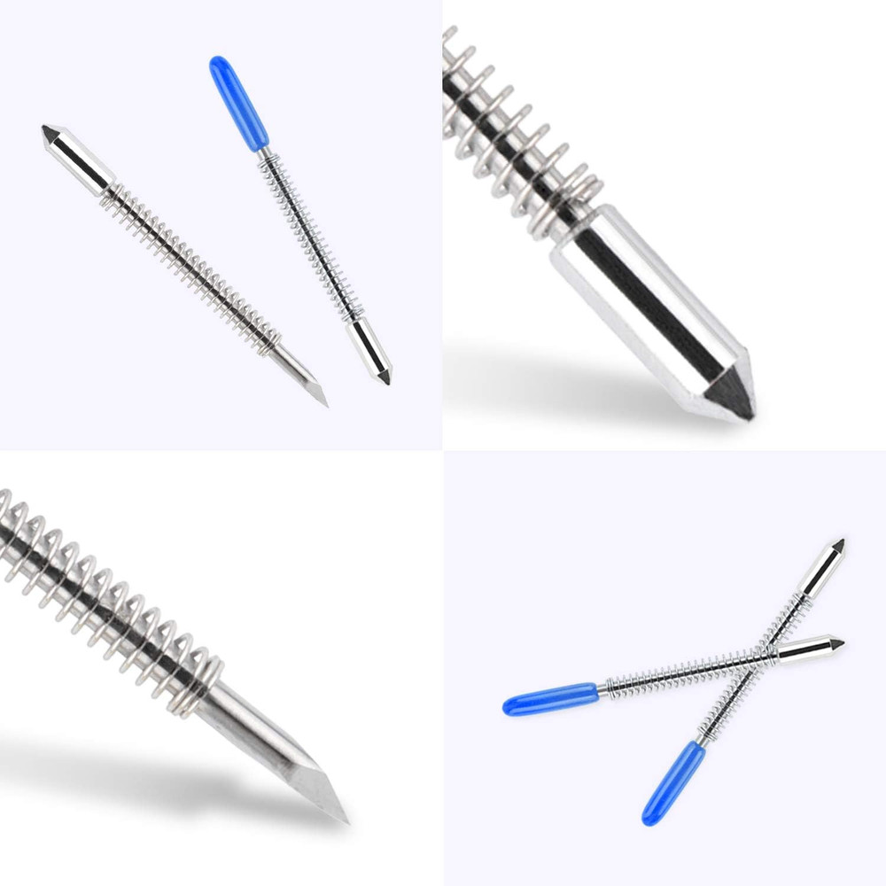 60 Degree Vinyl Cutter Blades Lettering Blade for Graphtec Cutting Plotter, Blue