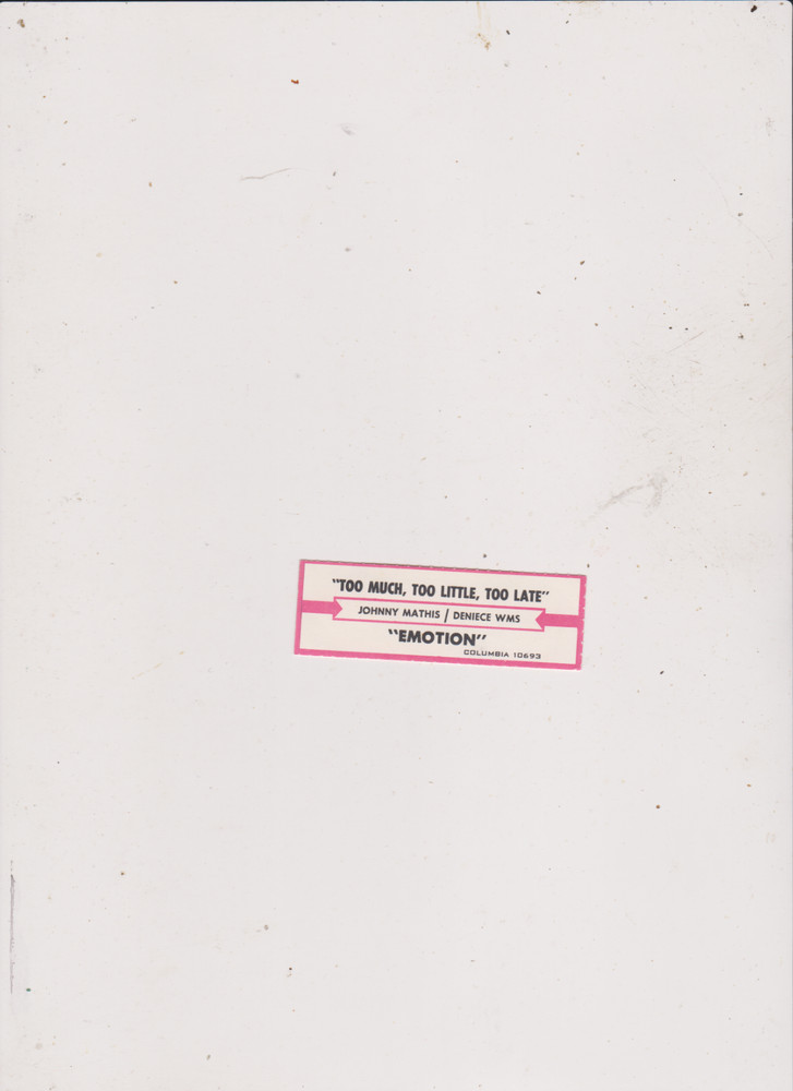 J MATHIS/D WILLIAMS jukebox title strip