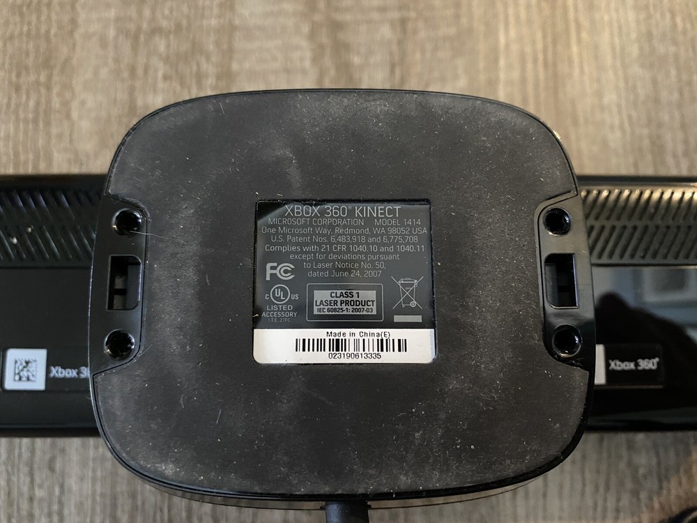 Microsoft Xbox 360 Kinect Sensor Bar - Model 1414 Black