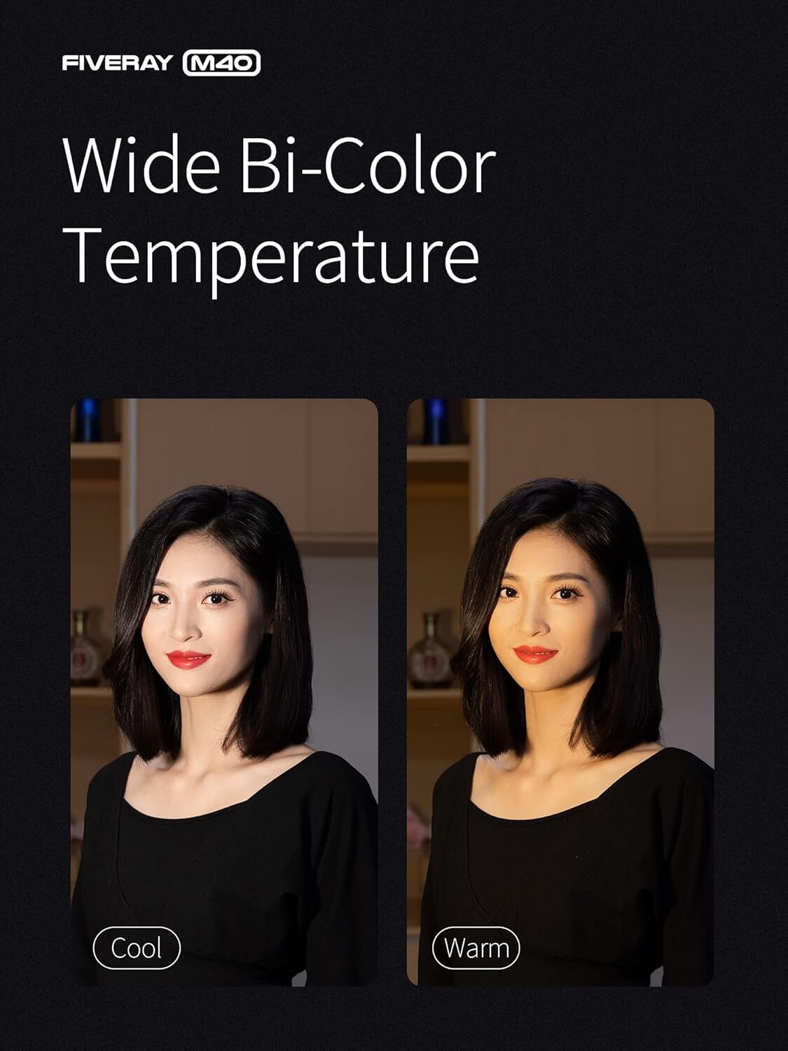 zhiyun Video Light 40W 2700K-6200K Pocket Continuous Output Lighting & Diffuser