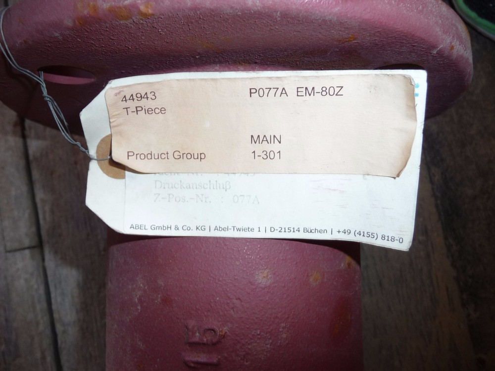 Mann ENGJS 4 in water T piece pump