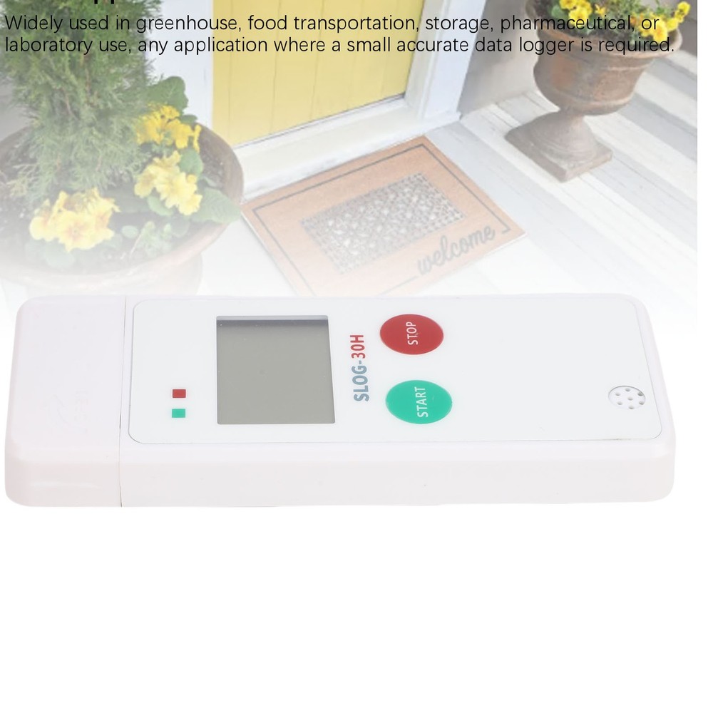 LCD Display Digital Temperature Recorder USB Temperature Humidity Data Logger