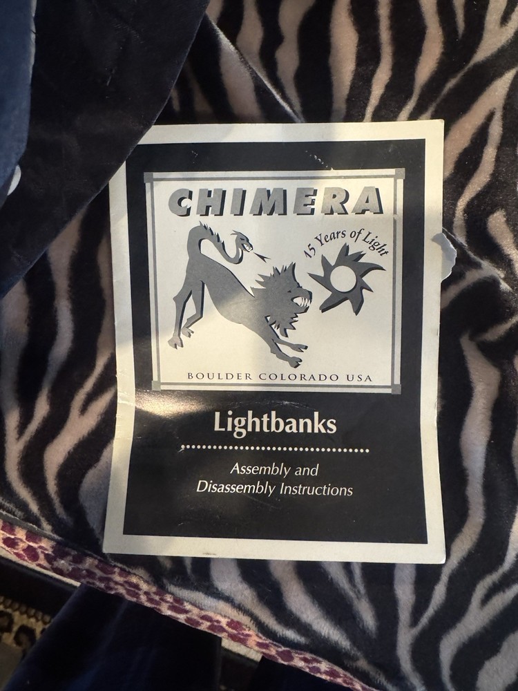 Chimera photography light with defuser soft Box