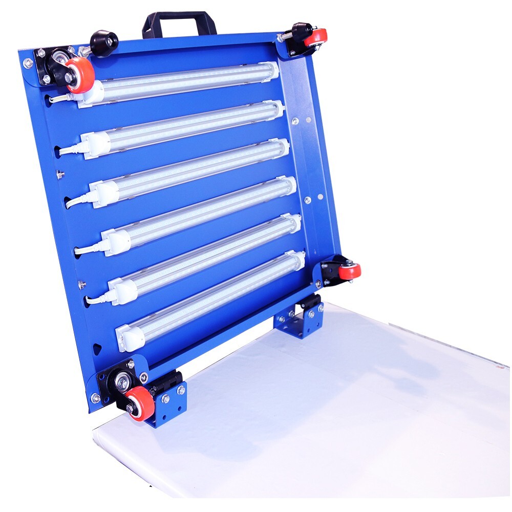 110V 6 LED Tubes Flip Lid Push-Pull Dual Exposure Unit UV Plate Printer Machine