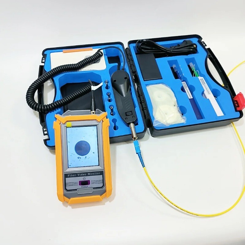 Fibre Optic Endface Tester Handheld Magnifying Glass Inspection Microscope