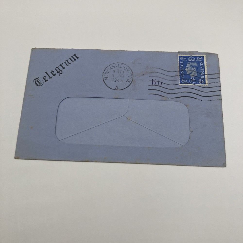 1945 Cable & Wireless Via Imperial Telegram - Newcastle postmark