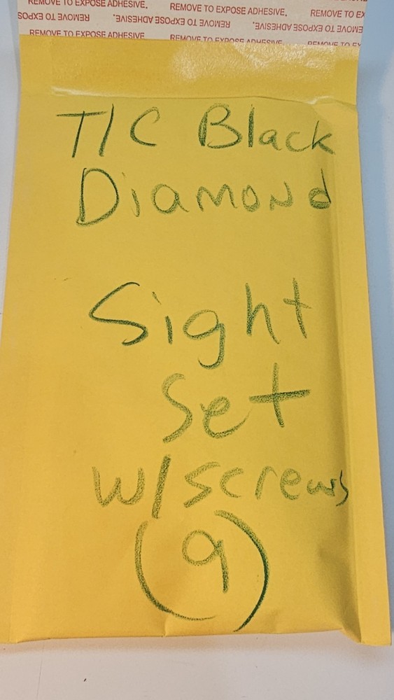 T/C Black Diamond Muzzleloader Sight Set With Screws (9)