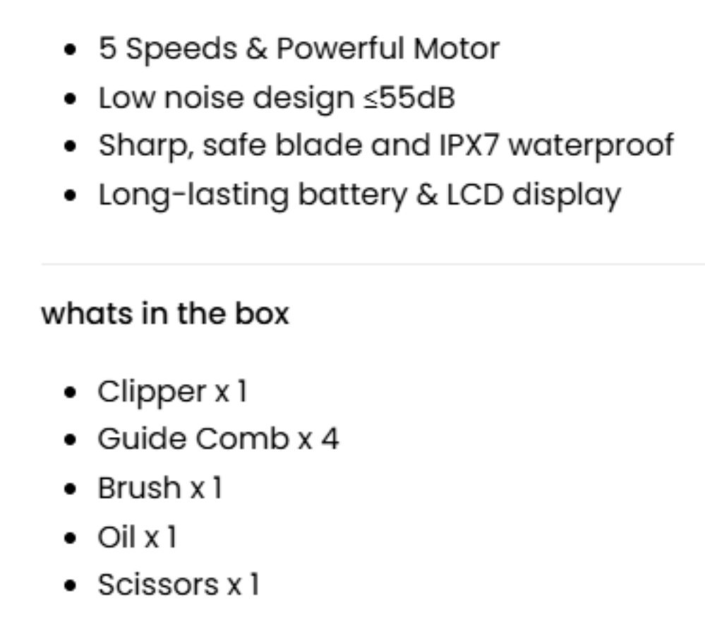 ONEISALL Cat Grooming Kit (NEW)