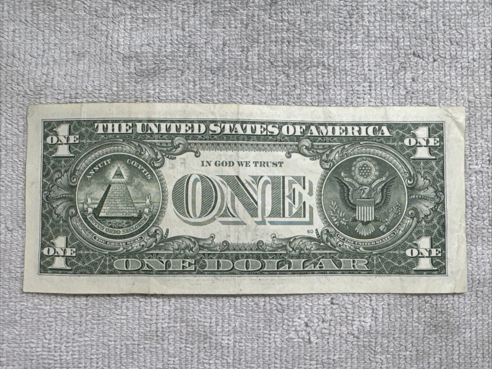 2021 $1 Error Note Heavy Over Inking & Ink Smear