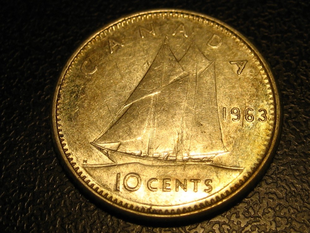 1963 Canadian Dime
