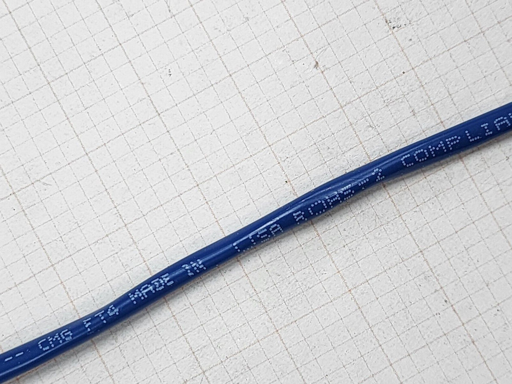 Southwire/Tappan F40015 18/2C Solid Shield Fire Alarm Cable Riser Lt Blue /100ft