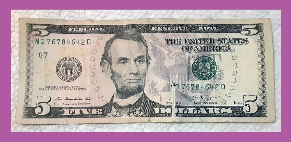 Mint Error Five Dollar Bill (Includes Video)
