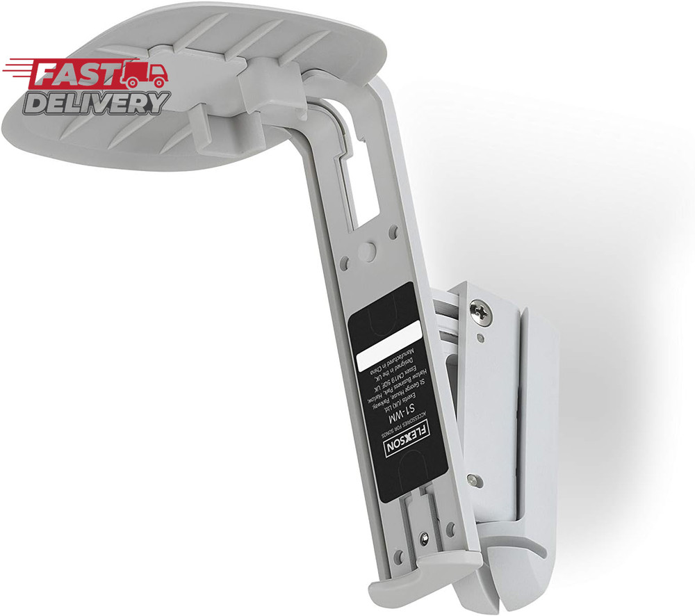 Flexson Wall Mount for SONOS One (Pair, White)