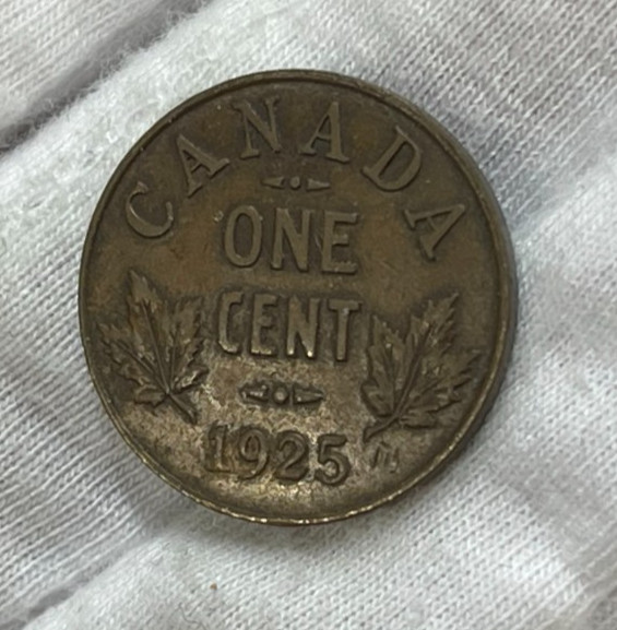 1925 Canada Small Cent Key Date Coin Great Condition