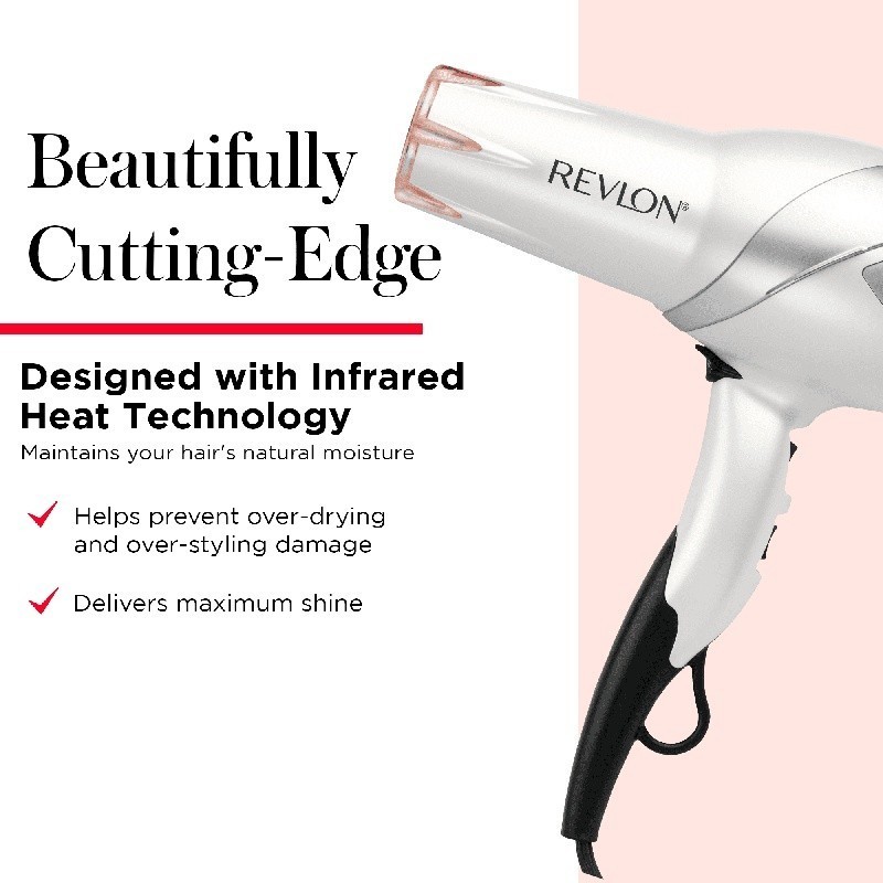 Infrared Ionic Hair Dryer W/ Diffuser Concentrator Triple Ceramic Technology New