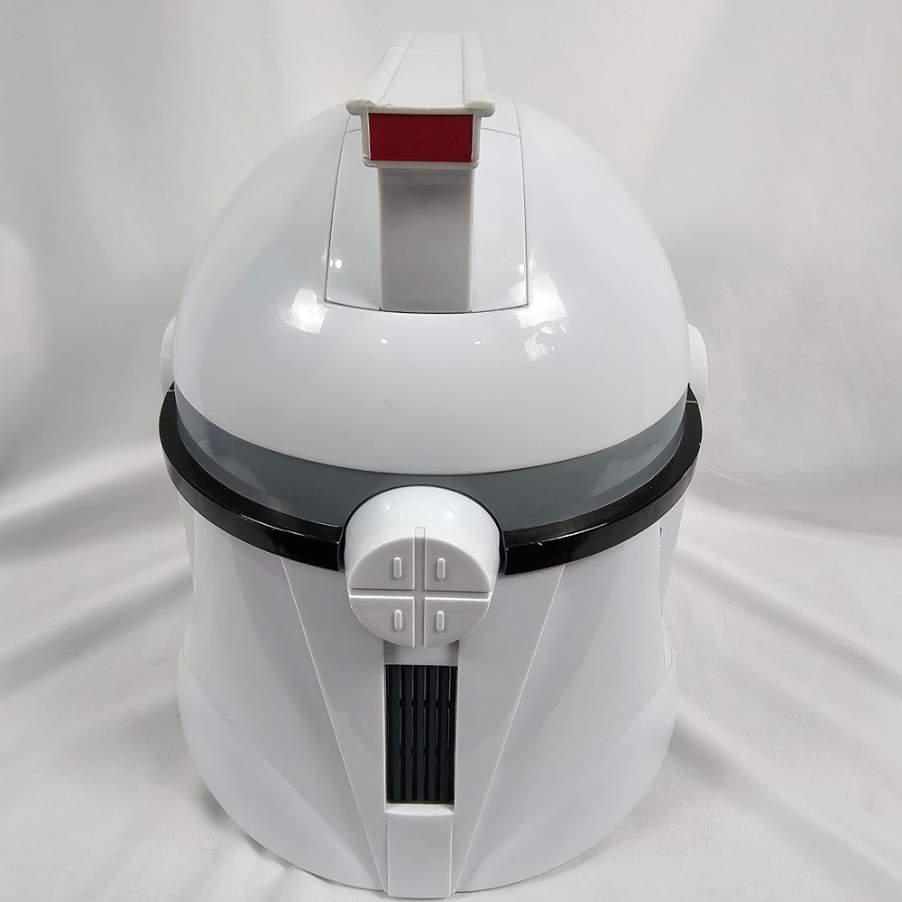 2008 Hasbro White Star Wars Clone Trooper Electronic Helmet - TESTED & Working