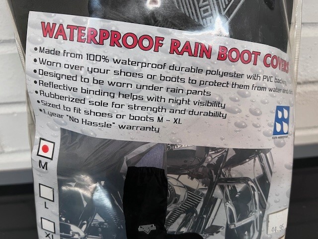 Nelson Riggs Waterproof Rain Boot Covers *NOS