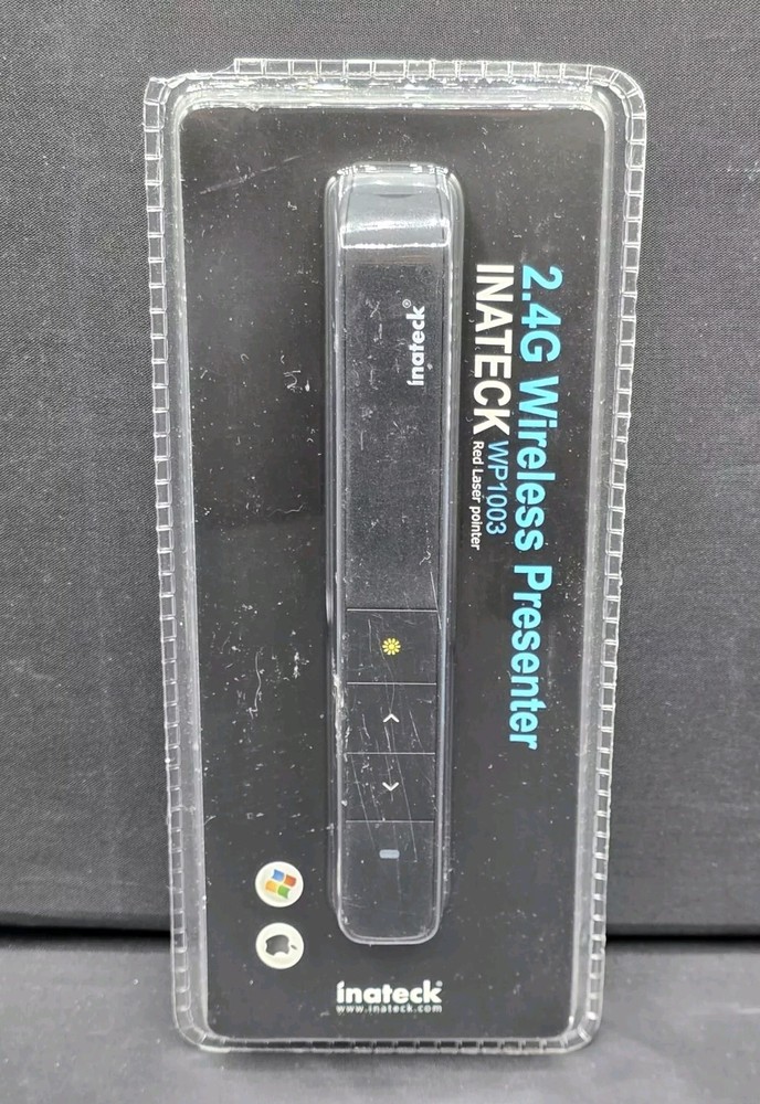 Inateck Wireless Presenter WP1003 Red Laser Pointer Clicker RF 2.4GH NEW