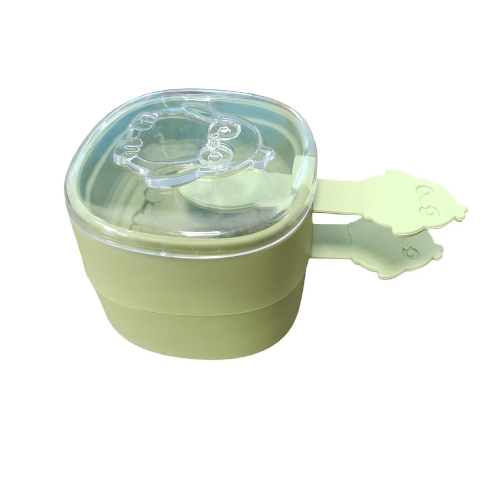 Creative Penguin Popsicle Maker, 2-Layer ABS Ice Pop Mold Mint Green