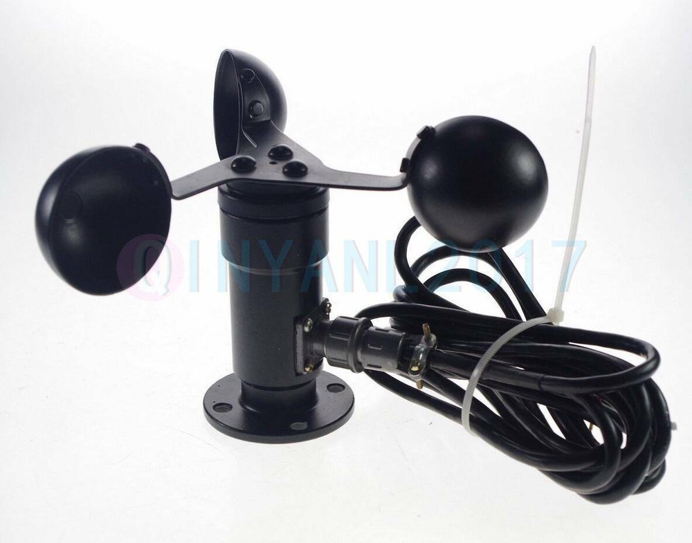 Three Cup Anemometer Current 4-20mA output Aluminium Alloyed Wind Speed Sensor